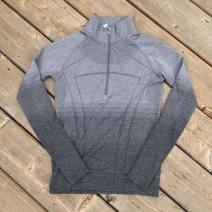 Ivivva Grey 1/2 zip pullover size 12